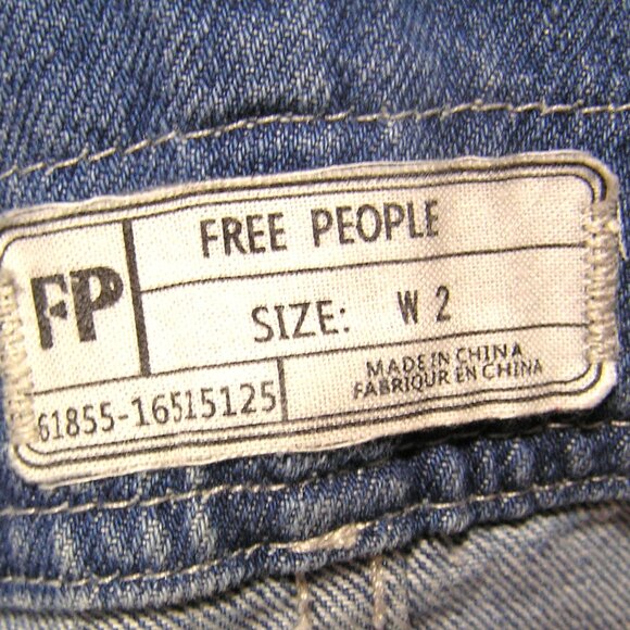 Free People Blue Denim Mini Dress - Picture 11 of 12